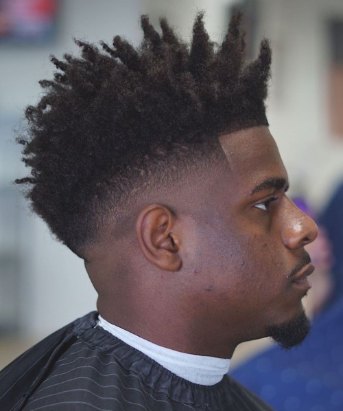 Long Twisted Top with High Fade