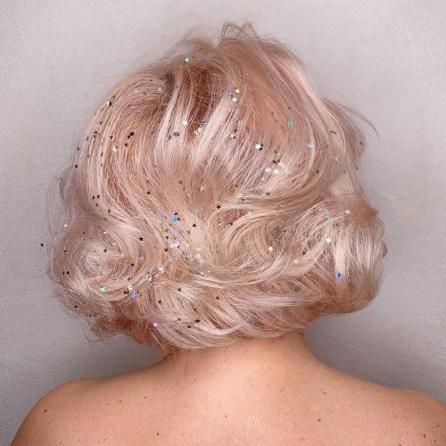Chunky Glimmer on Retro Curls