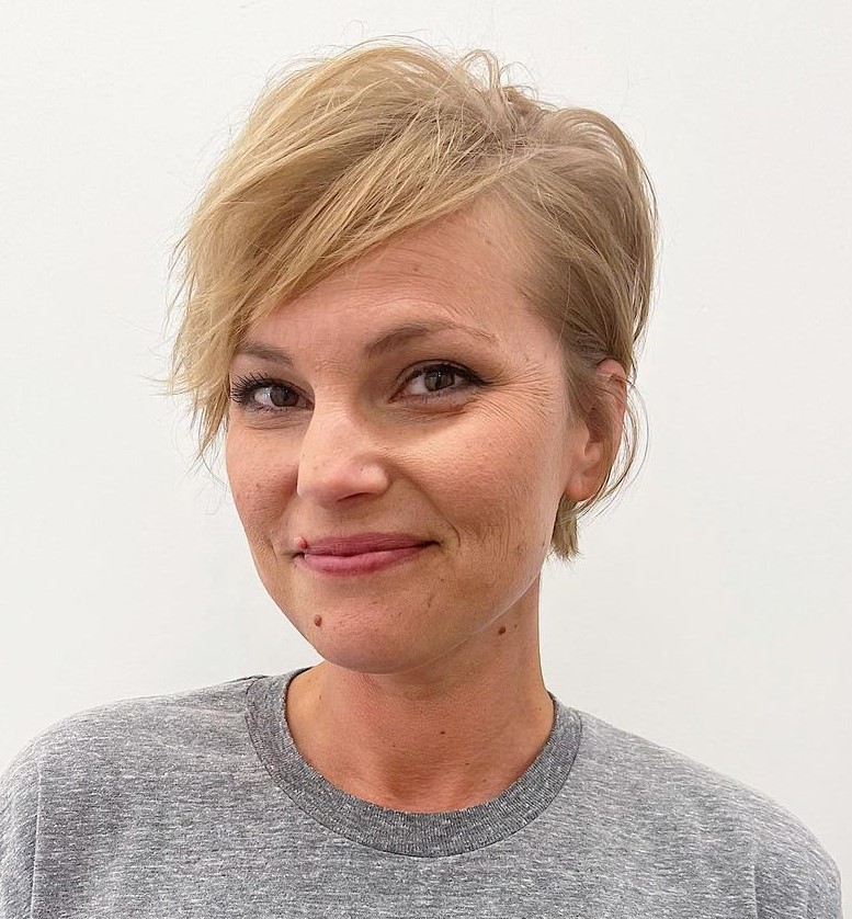 Long Blonde Pixie Bob for Fine Strands
