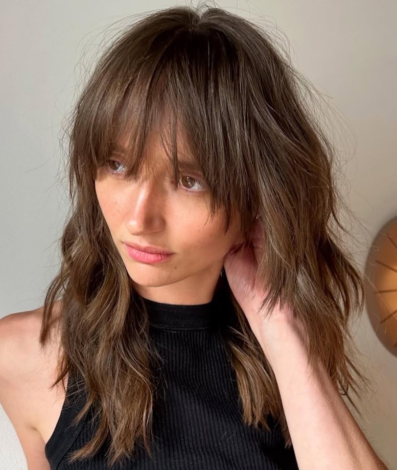 Wavy Shag Haircut
