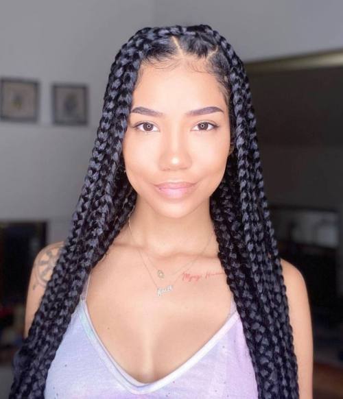 Long Black Braids for Girls