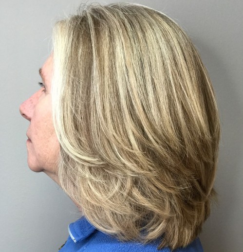 Shoulder Length Hairstyle With Layers