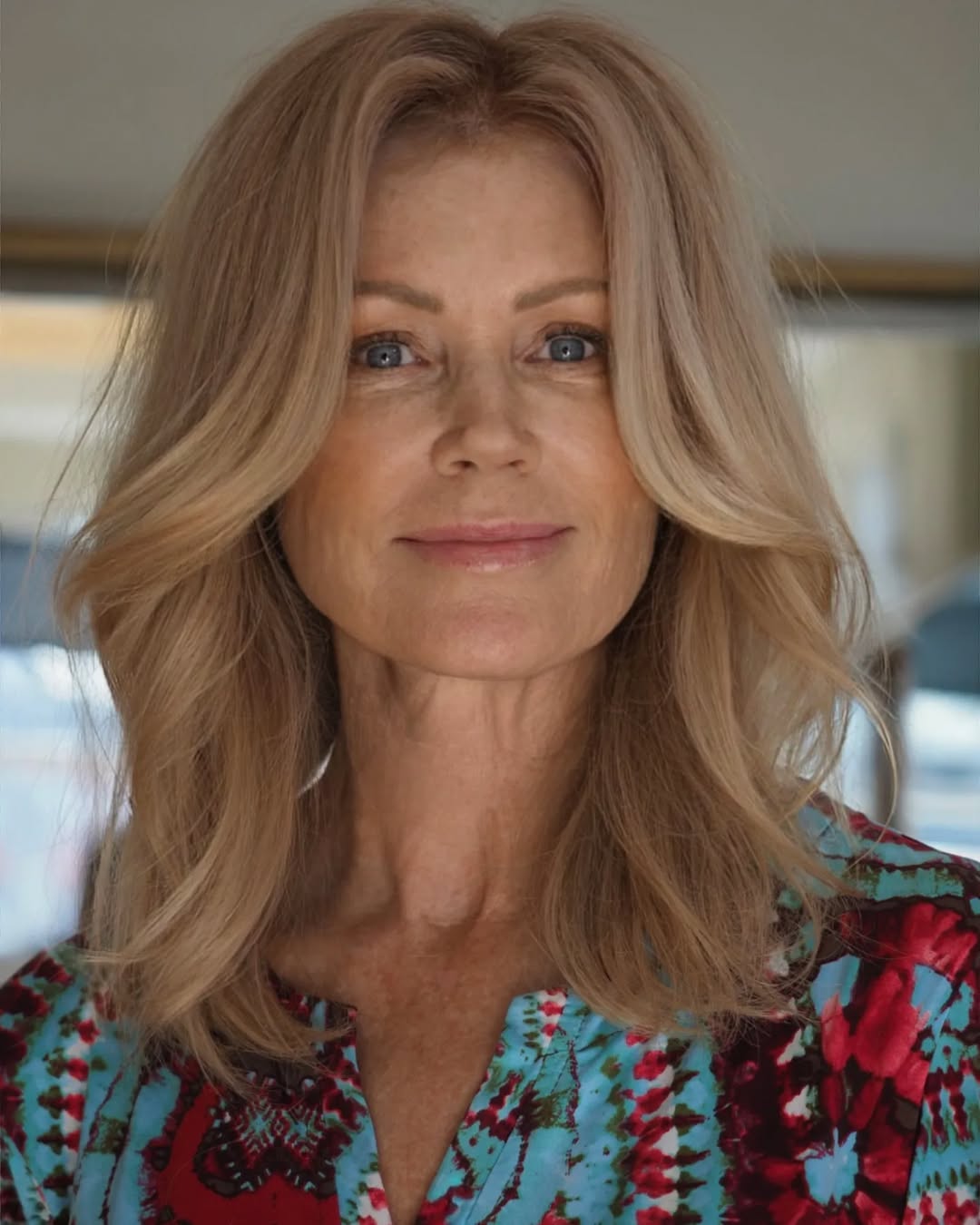 Softening Hairstyle for Square Faces Over 60