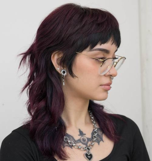 Two Tone Feathered Wolf Cut