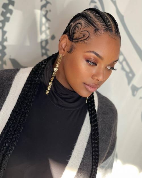 Stitch Micro Braids to the Back