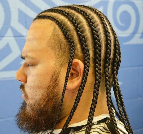 Men's Cornrows for Thin Hair