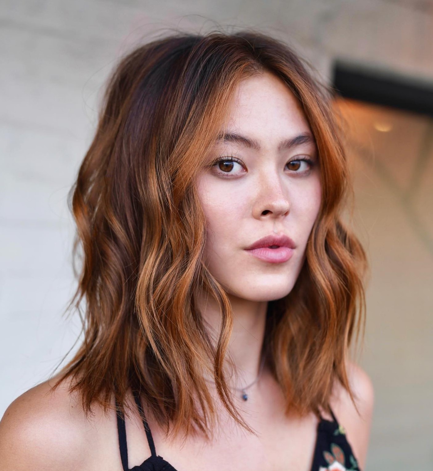 Blunt Mid Length Cut for Thin Hair