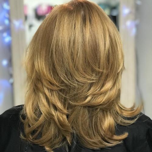 Medium Layered Hairstyle