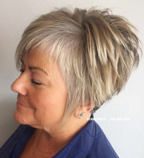 Straight Choppy Pixie Cut